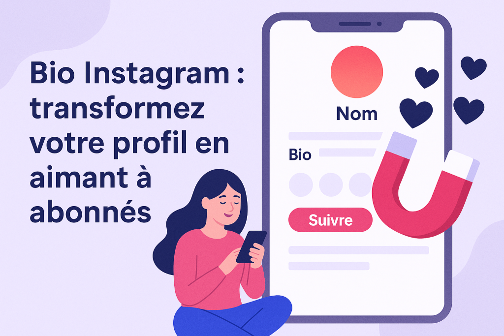 Bio Instagram - attirer des abonnés