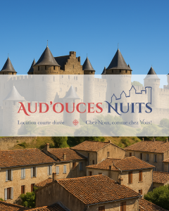 Logo AUD'OUCES NUITS location courte durée à Carcassonne